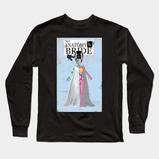 Anatomy of the Bride Long Sleeve T-Shirt by The Asylum Countess